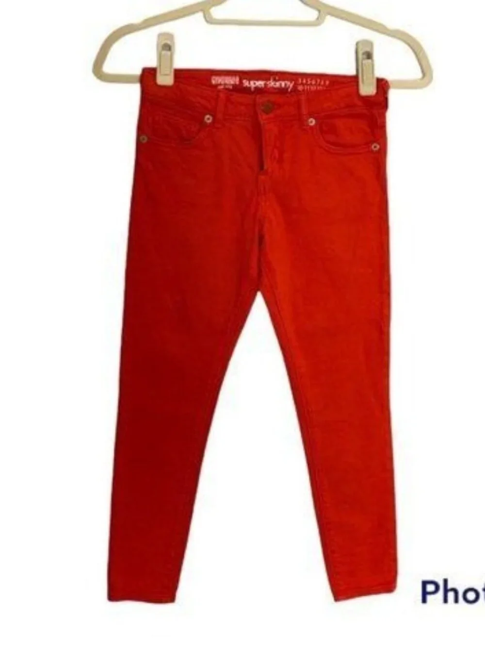 Gymboree Girls Red Super Skinny Jeans Denim Pants Size 8